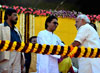 THE SWEARING CEREMONY OF CHIEF MINISTER NARENDRA MODI IN GUJARAT.