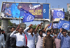 RPI PROTEST AGAINST IPL CRICKET AT BANDRA.