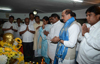 NEWLY APPOINTED MUMBAI CONGRESS PRESIDENT PROF. JANARDAN CHANDURKAR AT CHAITYA BHOOMI DADAR.