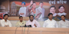 MUMBAI CONGRESS PRESIDENT PROF.JANARDAN CHANDURKAR IN PRESS CONFERENCE AT MRCC RAJIV GANDHI BHAVAN.