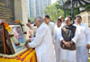 DEATH ANNIVERSARY OF EX.FIRST CHIEF MINISTER OF MAHARASHTRA LATE YASHWANTRAO CHAVAN AT VIDHAN BHAVAN MUMBAI.