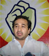 SWABHIMAN SANGHATNA PRESIDENT NITESH NARAYANRAO RANE ON PRESS CONFERENCE AT MUMBAI MARATHI PATRKAR BHAVAN.