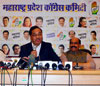 Minister Narayanrao Rane Press Conference at Gandhi Bhavan.