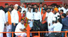 Shivsena working President Uddhav Thackarey at Nanded.
