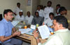 MRCC President Sanjay Nirupam with Auto Rickshaw Sanghatana Team Meets RTO Officer at Andheri RTO Ofice.