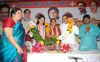 FELICITATION OF AICC MAHILA CONGRESS PRESIDENT DR.PRABHA THAKUR & M.P.PRIYA DUTT ON OCCASION MRCC PRESIDENT KRIPASHANKAR SINGH AT RAJIV GANDHI BHAVAN.