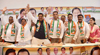 Congress Leaders Prithviraj Chavan, Milind Deora & Madhu Chavan during Byculla Assembly Karyakarta Melawa.