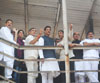 CHIEF MINISTER PRITHVIRAJ CHAVAN WITH HIS TEAM VISITED GARIBNAGAR BANDRA . CHIEF MINISTER PRITHVIRAJ CHAVAN WITH HIS TEAM VISITED GARIBNAGAR BANDRA .
