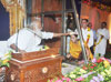 MUMBAI CONGRESS PRESIDENT KRIPASHANKAR SINGH VISITED PARAM GURU ASHAARAM BAPU SATSANGH AT BKC.