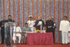 CABINET MINISTER NITIN RAUT TOOK OATH AT RAJBHAVAN MUMBAI . CABINET MINISTER NITIN RAUT TOOK OATH AT RAJBHAVAN MUMBAI .