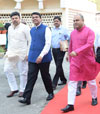 #Budget Session: Ruling Party & Opposition Party Leaders at Vidhan Bhavan Mumbai.