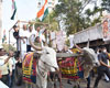 Newly Appointed MPCC President Nana Patole with Team on bullock Cart to  Protest against BJP Sarkar on Diesel Petrol Price Hike Rates.