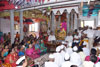 Congress Party Leaders Milind Deora & Madhu Chavan attended Bhajan Kirtan Mandal Program in Temple at Reay Road.