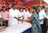 TRIBUTE TO BHARAT RATNA DR.B.R.AMBEDKAR ON HIS 55TH MAHAPARINIRVAN DIN AT DADAR CHAITYBHOOMI.