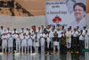 VILASRAO DESHMUKH ASTHI VISARJAN PROGRAME HELD AT BANGANGA.