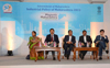 MINISTER NARAYANRAO RANE & MINISTER SACHIN BHAU AHIR IN INDUSTRIAL POLICY OF MAHARASHTRA 2013 AT HOTEL TAJLAND END BANDRA.