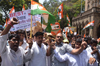 MUMBAI YOUTH CONGRESS PROTEST AGAINST BEST FARE & ELECTRICITY BILL RATE HIKES AT AZAD MAIDAN. MUMBAI YOUTH CONGRESS PROTEST AGAINST BEST FARE & ELECTRICITY BILL RATE HIKES AT AZAD MAIDAN.