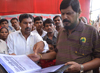 RPI PRESIDENT & EX.M.P. RAMDAS ATHAWALE AT AZAD MAIDAN. RPI PRESIDENT & EX.M.P. RAMDAS ATHAWALE AT AZAD MAIDAN.