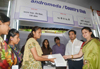SWABIMAAN SANGHTNA PRESIDENT NITESH NARAYANRAO RANE DURING JOB FAIR AT PAREL.
