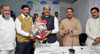 MPCC President Manikrao Thakare & Minister Mohd.Arif Naseem Khan during minority cell meeting at Ravi bhavan Nagpur.