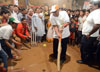 MP.Eknath Gaikwad During "MP Cricket Trophy" At Mahim.
