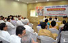 Chief Minister Prithviraj Chavan & MPCC President Manikrao Thakre during Maharashtra State Congress Committee office-Bearers Meeting at Tilak Bhavan Dadar.