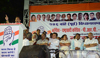 NCP Chief Sharad Pawar During 176-Bandra(E) Assembly Constituency Congress-NCP Candidate Narayanrao Rane Public Meeting at Bandra.