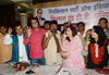 RPI Leader MP Ramdas Athawale & Cine Star Salma Agha at Andheri.