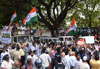 Mumbai Congress Protest against BJP- Shivsena Govt. at Mumbai CST.