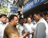 MRCC Prersident Sanjay Nirupam visited various Banks & ATM's in Mumbai Town CST were Common Public Queued for Exchange & Withdrawal of thier Money.