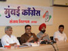 Mumbai Congress President Sanjay Nirupam Press Conference at Rajiv Gandhi Bhavan. Mumbai Congress President Sanjay Nirupam Press Conference at Rajiv Gandhi Bhavan.