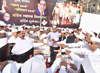 Congress Party Celebrated Congress Day in Mumbai at Tejpal Hall August Kranti Maidan Peace March Rally from Kranti Maidan to Girgaon Chowpatty Lokmanya Tilak Smarak.