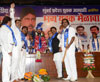 RPI leader Ramdas Athawale during RPI Yuvak Maha Melava at Y.B.Chavan.