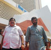 BJP PRESIDENT NITEEN GADKARI AT VIDHAN BHAVAN MUMBAI.