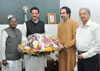 CHIEF MINISTER PRITHVIRAJ CHAVAN & SHIVSENA WORKING PRESIDENT UDHAVJI THAKAREY AT VARSHA CHIEF MINISTER PRITHVIRAJ CHAVAN & SHIVSENA WORKING PRESIDENT UDHAVJI THAKAREY AT VARSHA