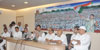 PRESS CONFERENCE OF ALL INDIA SECRETARY SHRI JITENDRA SINGH ,AIYC PRESIDENT RAJIV SATAV & MPCC PRESIDENT MANIKRAO THAKARE AT GANDHI BHAVAN.