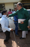 MP.& EX.MINISTER GURUDAS KAMAT AT D.N.NAGAR ANDHERI.