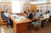 MINISTER NARAYANRAO RANE WITH MINISTER SURESH SHETTY MEETING AT MANTRALAYA.