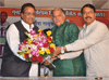 M.P.& EX.UNION MINISTER GURUDAS KAMAT IN KARYKATA MELAVA AT ANDHERI (W).