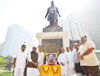 DEATH ANNIVERSARY OF EX.FIRST CHIEF MINISTER OF MAHARASHTRA LATE YASHWANTRAO CHAVAN AT VIDHAN BHAVAN MUMBAI.