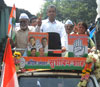 Ex.Union Minister & MP.Milind Deora during 185-Malbar Hill Assembly Congress Candidate Adv.Sushiben Shah Rally. Ex.Union Minister & MP.Milind Deora during 185-Malbar Hill Assembly Congress Candidate Adv.Sushiben Shah Rally.