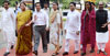 Congress Party Newly Elected MLA's On 1st Day Assembly Session at Vidhan Bhavan Mumbai.
