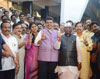 Chief Minister Devendra Phadnavis with Team at Vidhan Bhavan after End of the Session.