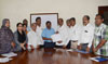 South Mumbai Congress Team Meets BEST GM.Jagdish Patil at BEST Bhavan Colaba.