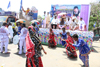 MP & RPI President Ramdas Athawale Bharat Bhim Yatra in Ahmedabad.