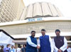 #Budget Session: Ruling Party & Opposition Party Leaders on Budget Day at Vidhan Bhavan Mumbai.