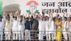 Congress-NCP "Hall Bol Protest Assembly Winter Session at Nagpur.