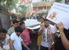 Mumbai Youth Congress President Ganeshkumar Yadav Protest against Modi Sarkar for 2Yrs Completion of Demonitization at Azad Maudan Mumbai CST.