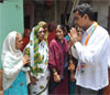 M.P.MILIND DEORA AT SHIVDI SOUTH MUMBAI.