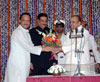 NEW DY. CHIEF MINISTER AJITDADA PAWAR IS TAKING OATH AT RAJBHAVAN.